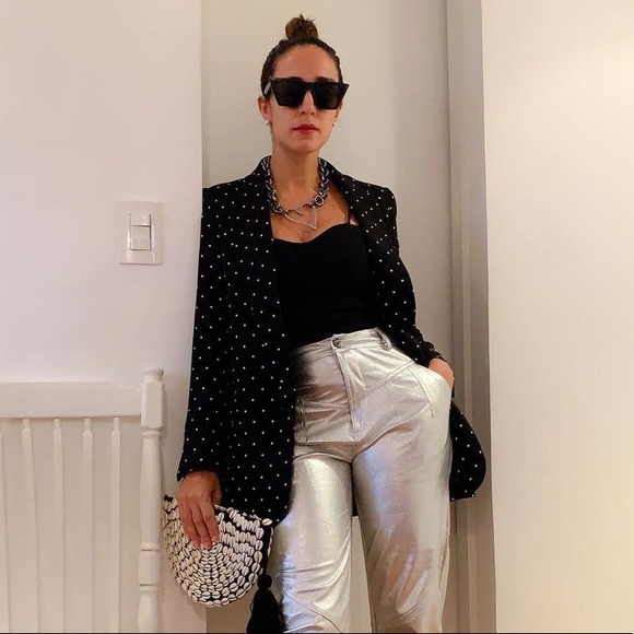𝗡𝗪𝗧 𝗭𝗮𝗿𝗮 • Polka Dot Blazer - Picture 1 of 16